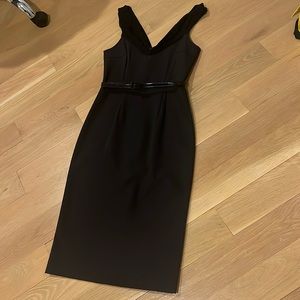 Maria Bianca Nero Belted Midi Dress